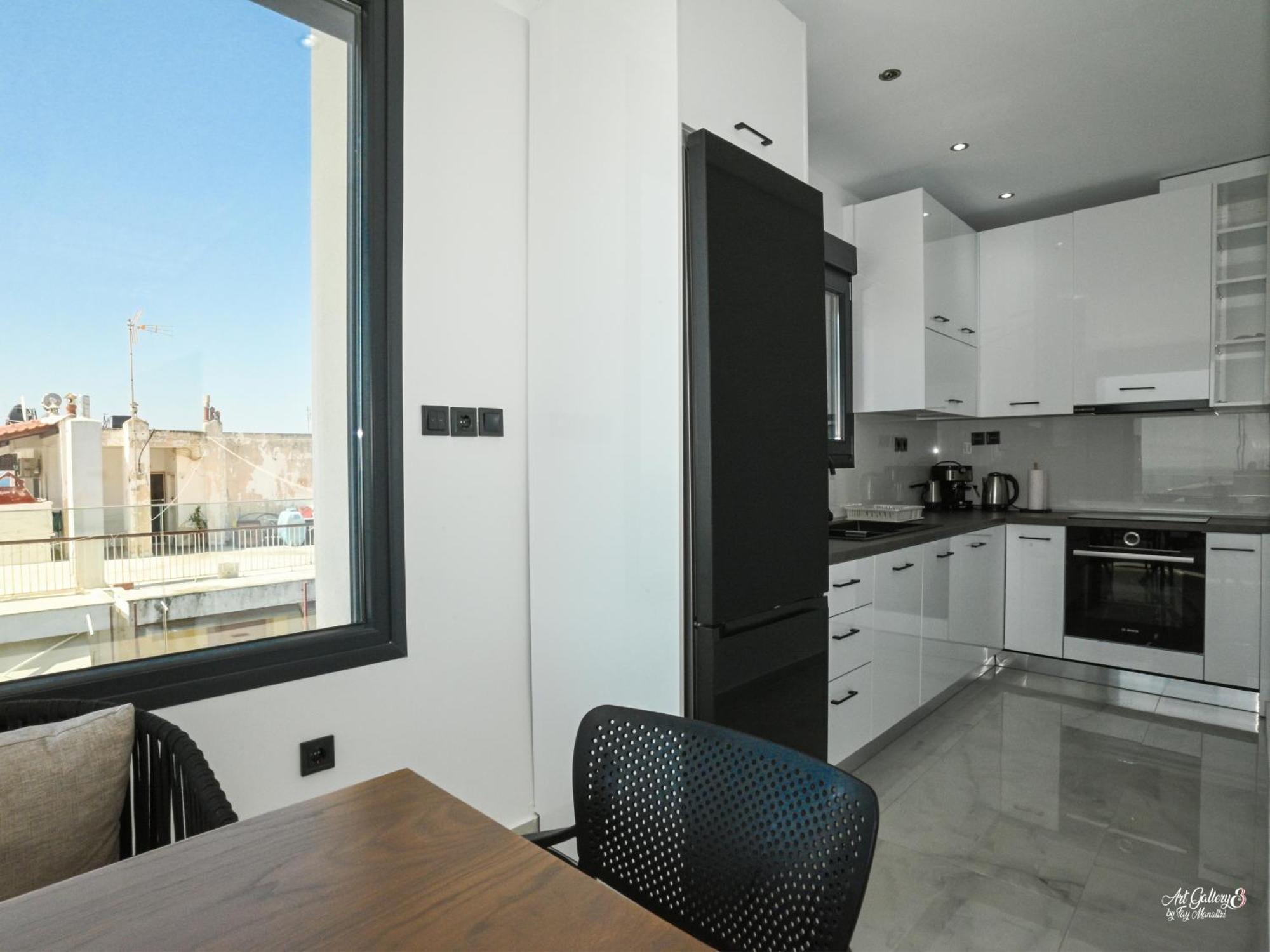 Apartament Panorama Penthouse Nea Kallikrateia Zewnętrze zdjęcie