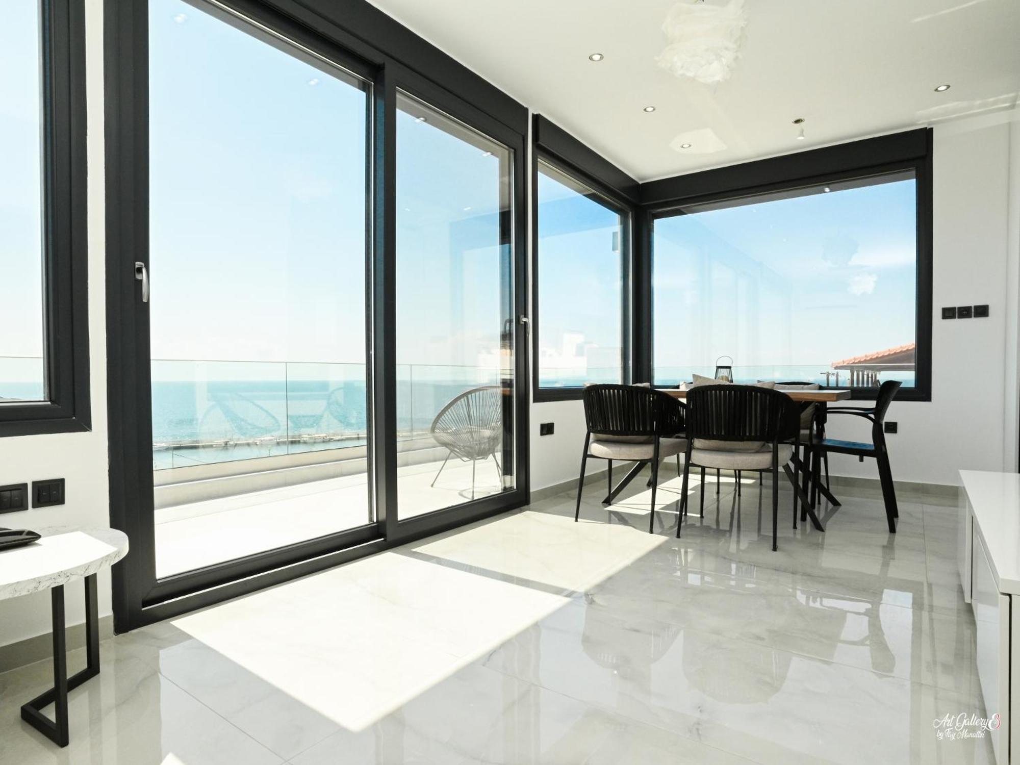 Apartament Panorama Penthouse Nea Kallikrateia Zewnętrze zdjęcie
