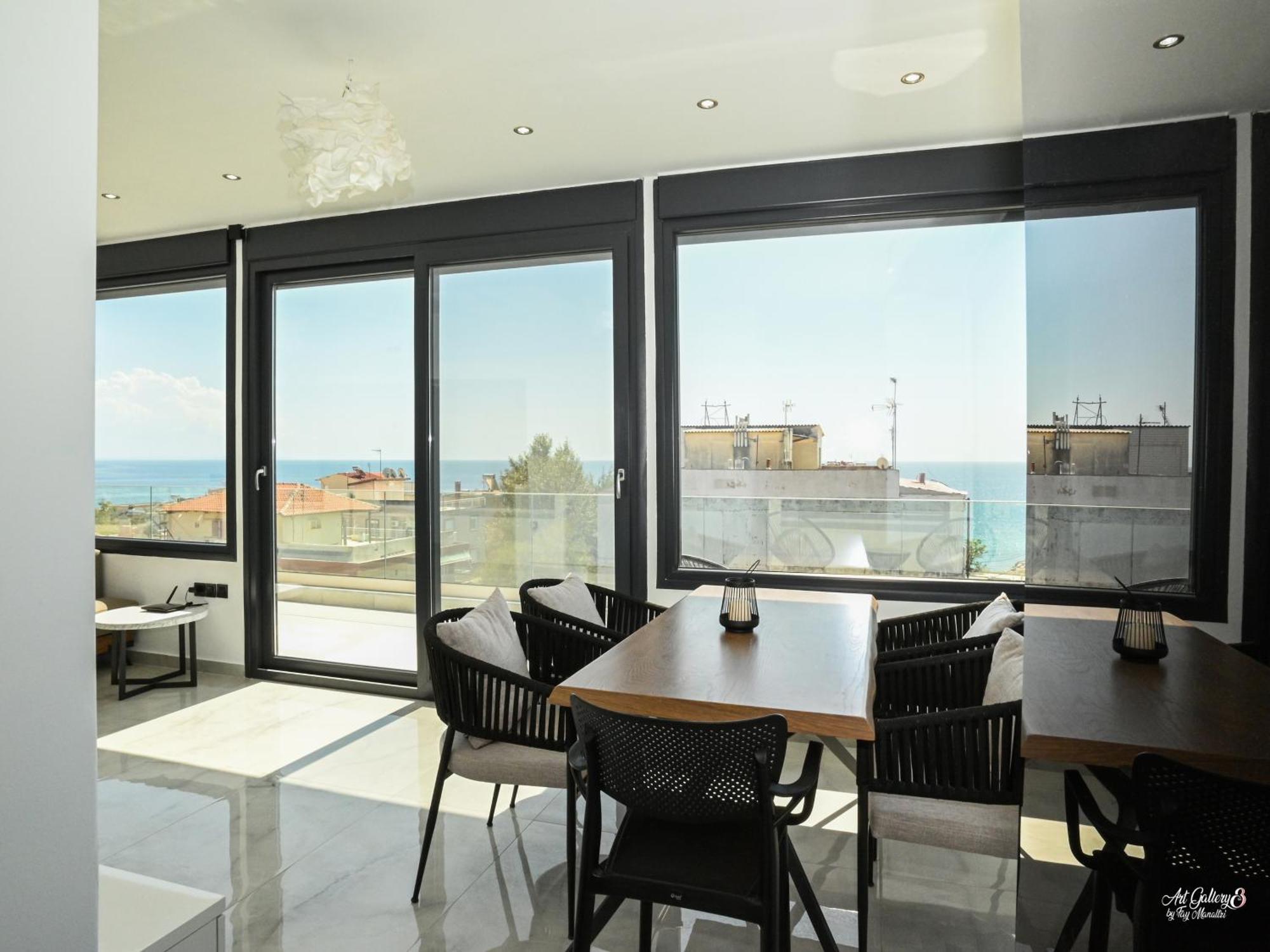 Apartament Panorama Penthouse Nea Kallikrateia Zewnętrze zdjęcie