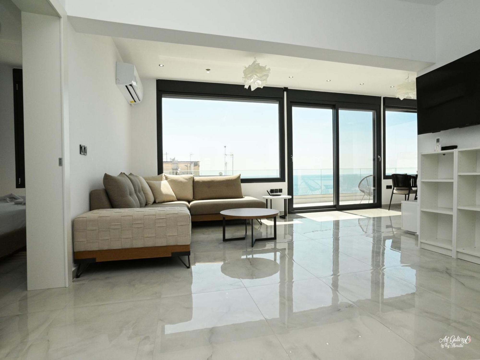 Apartament Panorama Penthouse Nea Kallikrateia Zewnętrze zdjęcie
