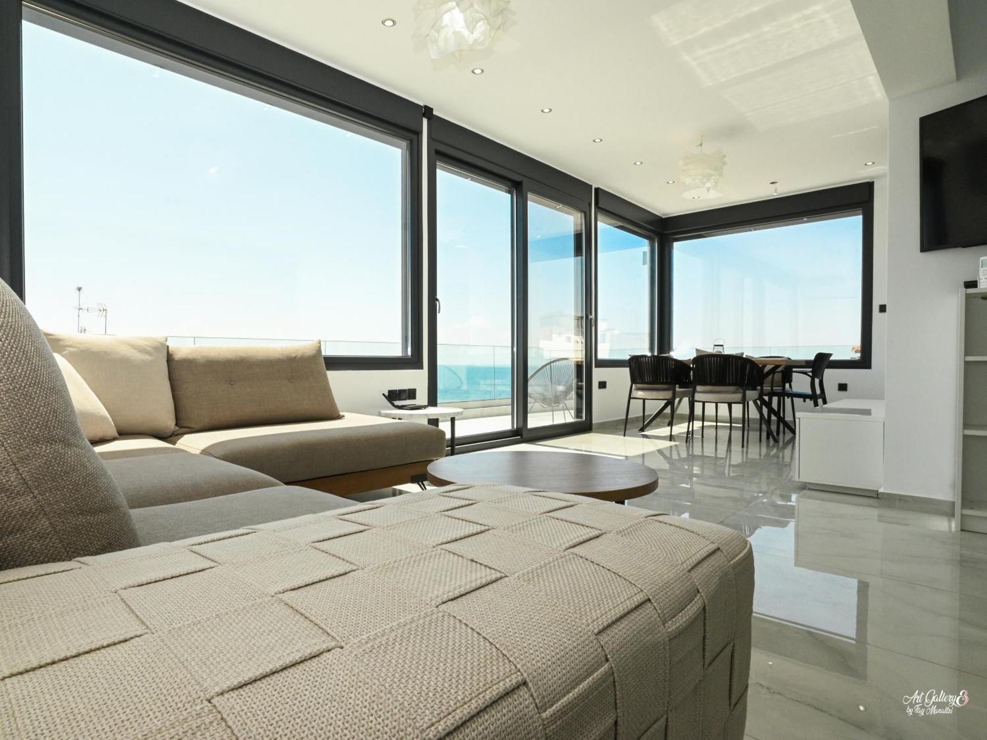 Apartament Panorama Penthouse Nea Kallikrateia Zewnętrze zdjęcie