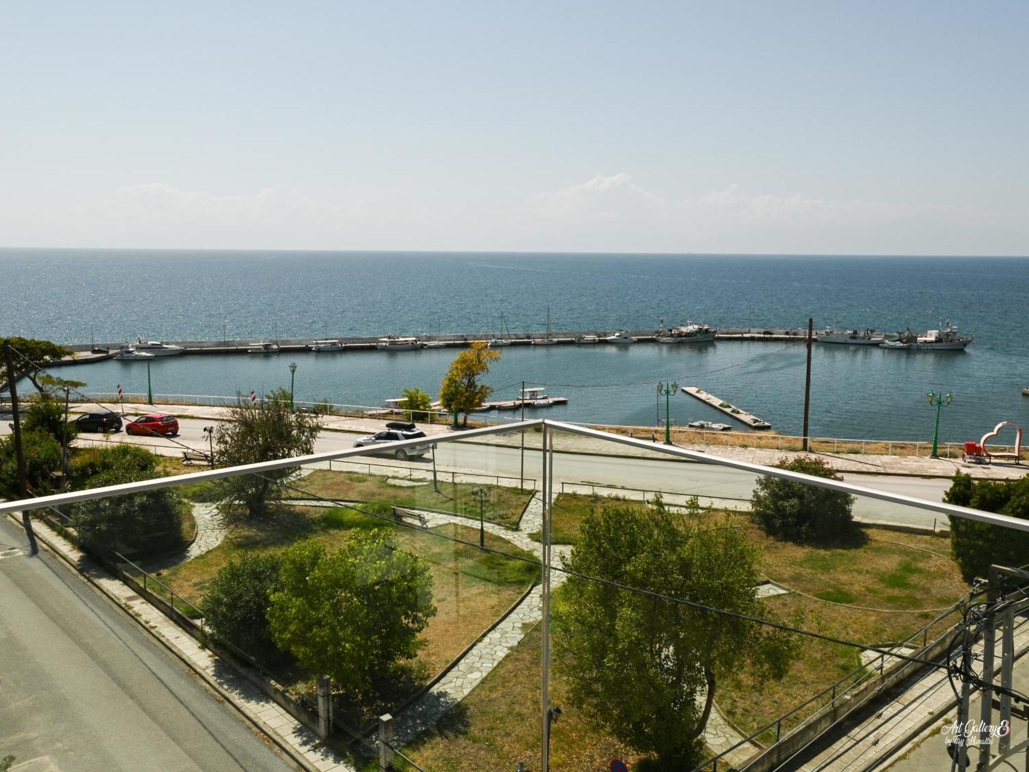 Apartament Panorama Penthouse Nea Kallikrateia Zewnętrze zdjęcie