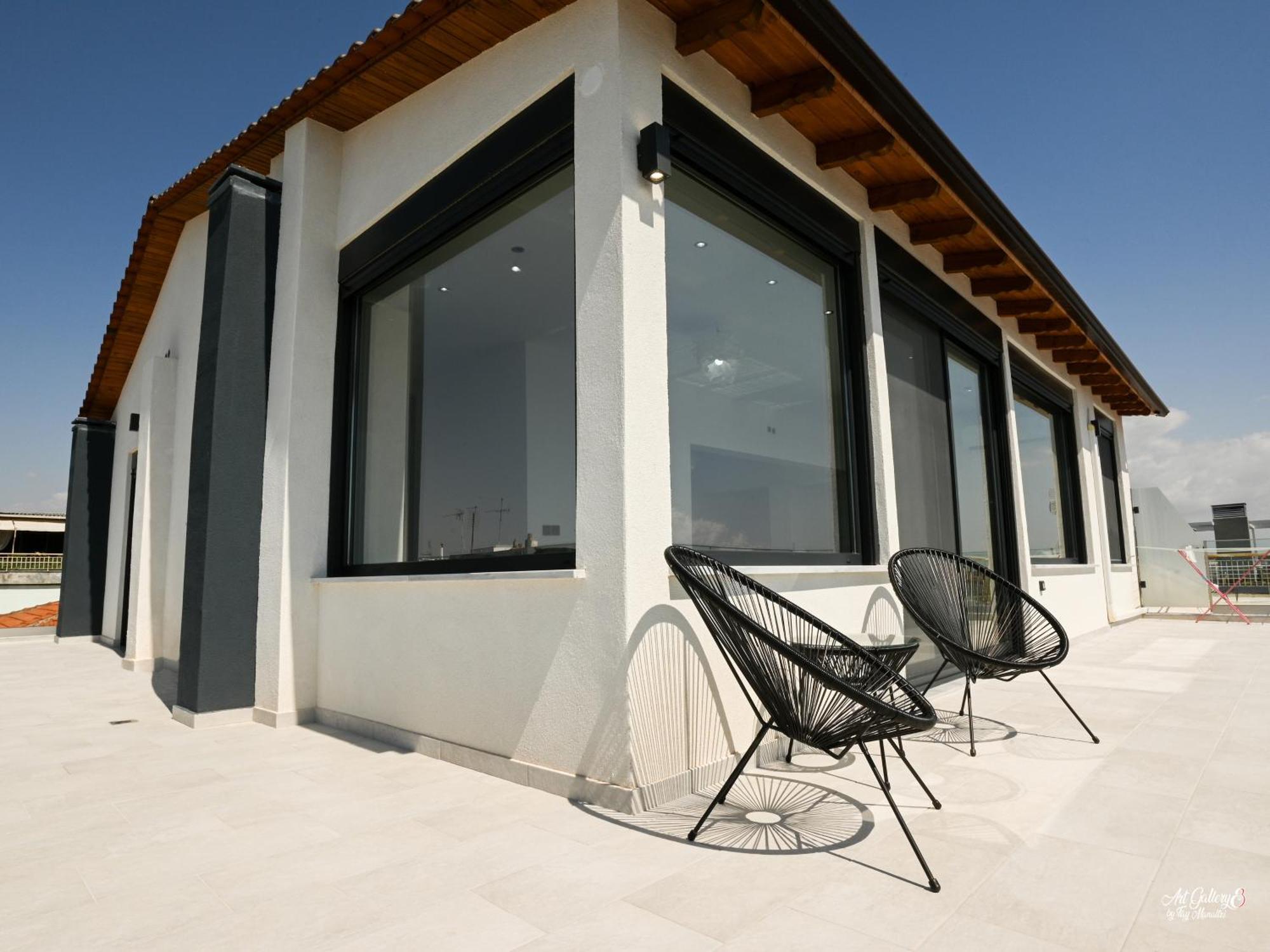 Apartament Panorama Penthouse Nea Kallikrateia Zewnętrze zdjęcie